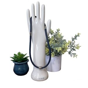 Brighton magnetic wrap around Woodstock bracelet/necklace with classic Charm.